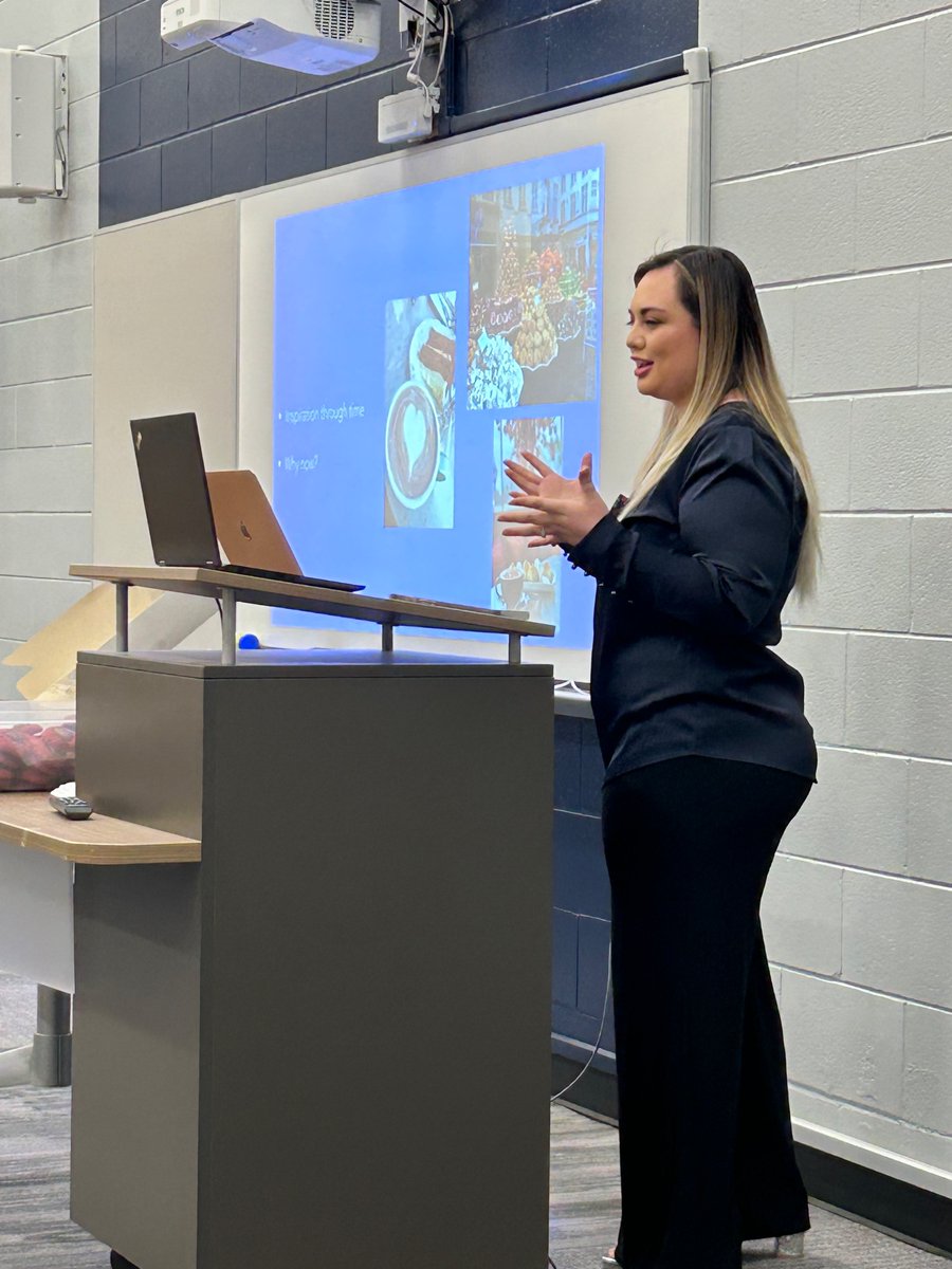 MrsGrafTechEdu's tweet image. WC alumni Allyzandrea Delmendo talked to PACK students today about what it takes to open your own business and how your path to your future success isn’t always the one you imagined!  #wclearns