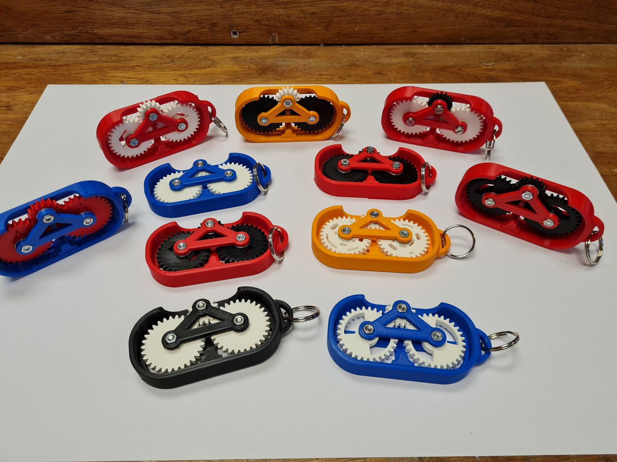 5th Yr Technology students finished their fidget gear keyrings today. Building key skills in modelling in Solidworks and 3D printing in <a href="/VilliersSchool/">Villiers</a>.