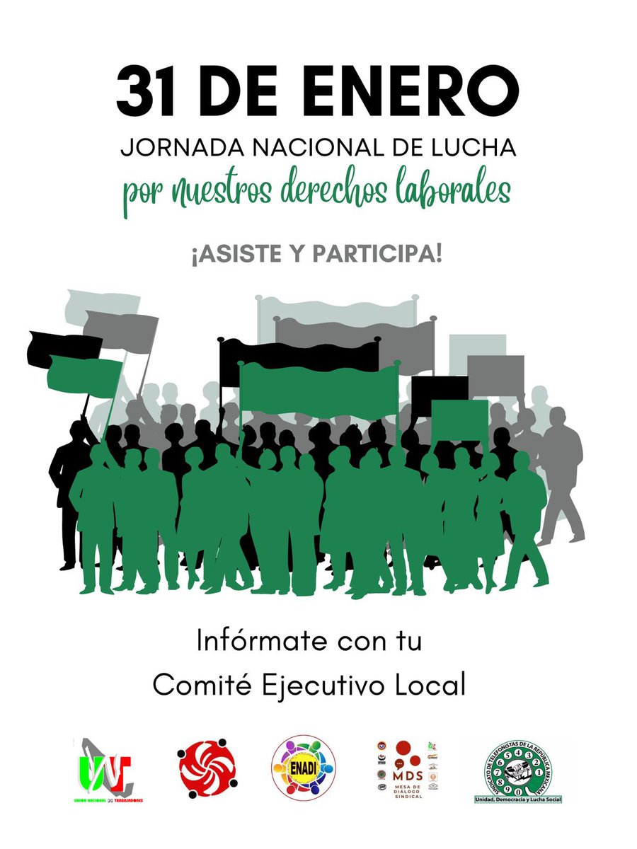 samleyva's tweet photo. #OrgullosamenteTelefonista #PorAmorAMexico #FuerzaSTRM #UNTxLosTrabajadores #SinTrabajadoresNoHayTransformación #SolidaridadSindical https://t.co/SN0QDc6cLe