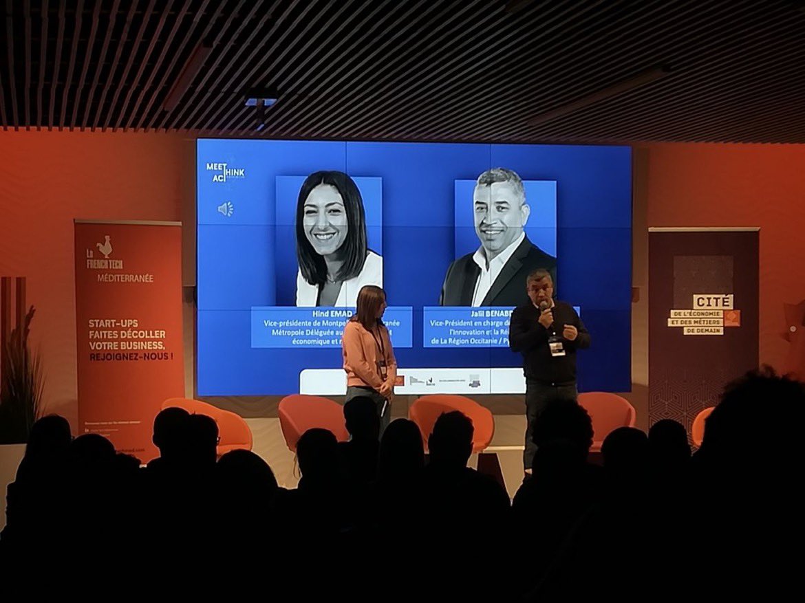 JBenabdillah's tweet photo. Présent ce soir à l’événement @FrenchTechMed : Meet, Think & Act.
L’occasion de remercier @clementsaad_ pour son engagement total et féliciter le nouveau président Nordine El Ouachmi en l’assurant du soutien de La Région @Occitanie. Ravi également de retrouver @EmadHind #FTMED https://t.co/kEmb0kHMBE