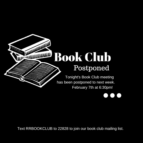 We aren't sure what the weather is going to do, but we are sure we want our Reading Rockers to be safe and warm at home with a good book.  See you next week!
