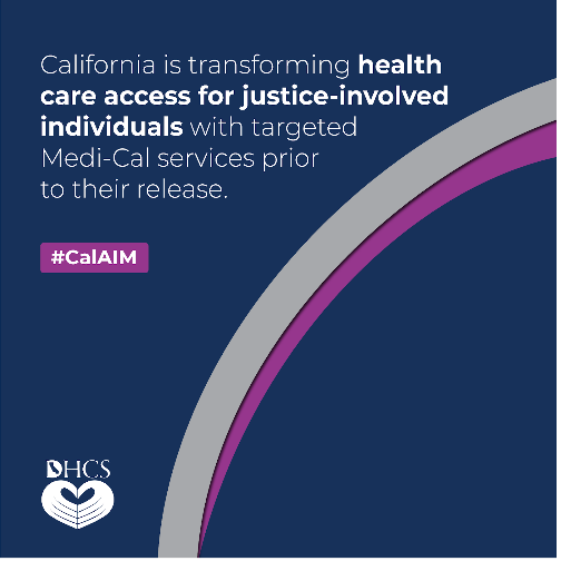 Through its transformative plan to provide Medi-Cal services to eligible justice-involved Californians pre-release, California is making a significant difference in positive health outcomes statewide. 

➡️ More: ow.ly/vpjB50MCAQn 

#HealthyCA4All #JusticeInitiative