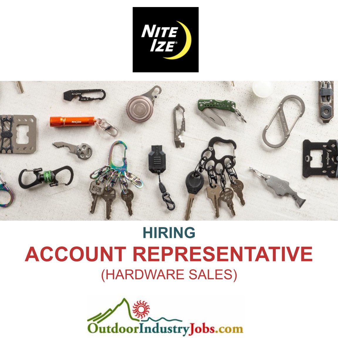 Apply Here: outdoorindustryjobs.com/JobDetail/GetJ…

#outdoorindustryjobs #niteize #boulderjobs #sales #accountrep #accountrepresentive #hiringsales #salesjob #salesjobs #salescareer #hikingcolorado #bouldercolorado
@NiteIze