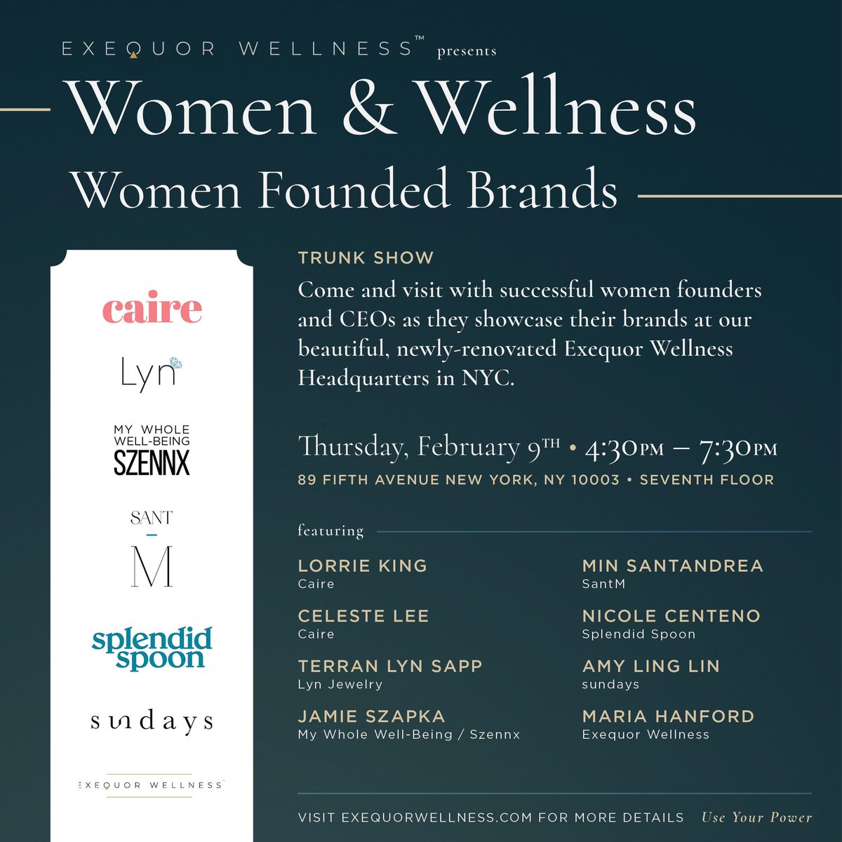 Hey NYC! We’ll be at <a href="/ExequorWellness/">Exequor Wellness</a>’s Women &amp; Wellness event next week- 2/9. Come drop by for some Splendid treats &amp; shop these remarkable women founded brands! 💚🥄