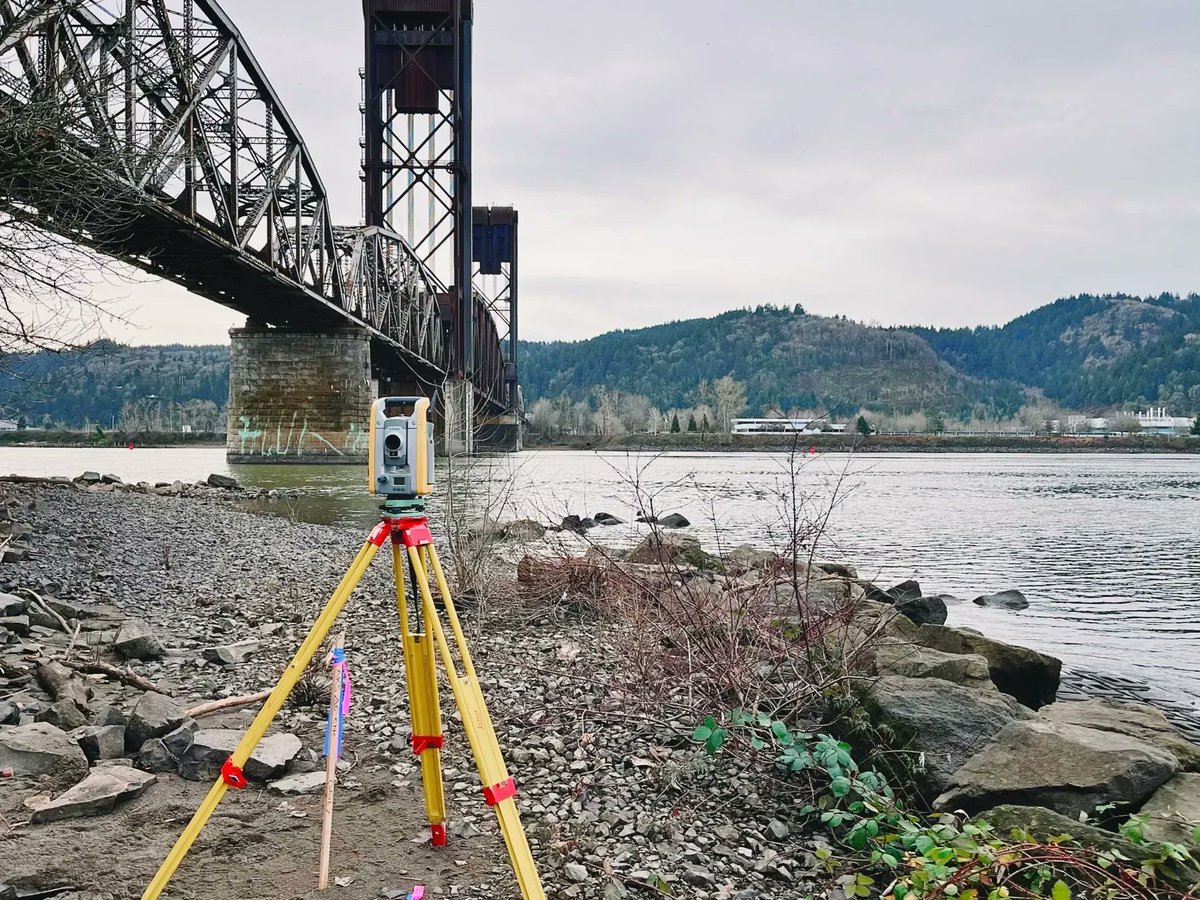 AKS_Engineering's tweet photo. Sometimes the hardest thing and the right thing are the same. – Isaac Slade #totalstation #landsurveyor #AKSworklife https://t.co/p9HgivUQNT