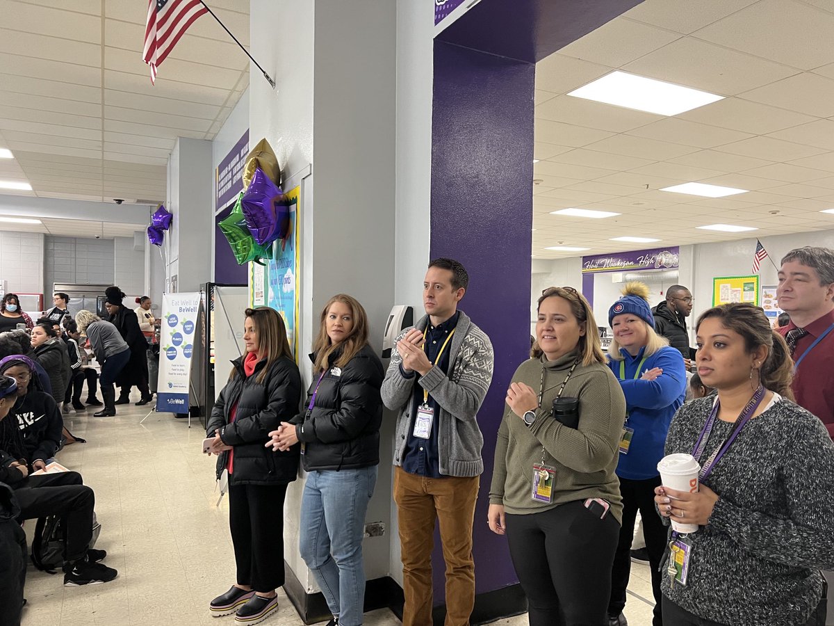 EricHamilton124's tweet photo. Started the day off right celebrating students with a junior class honor roll and high honor roll breakfast! #hailwaukeganhigh https://t.co/Zw4jb80Okt