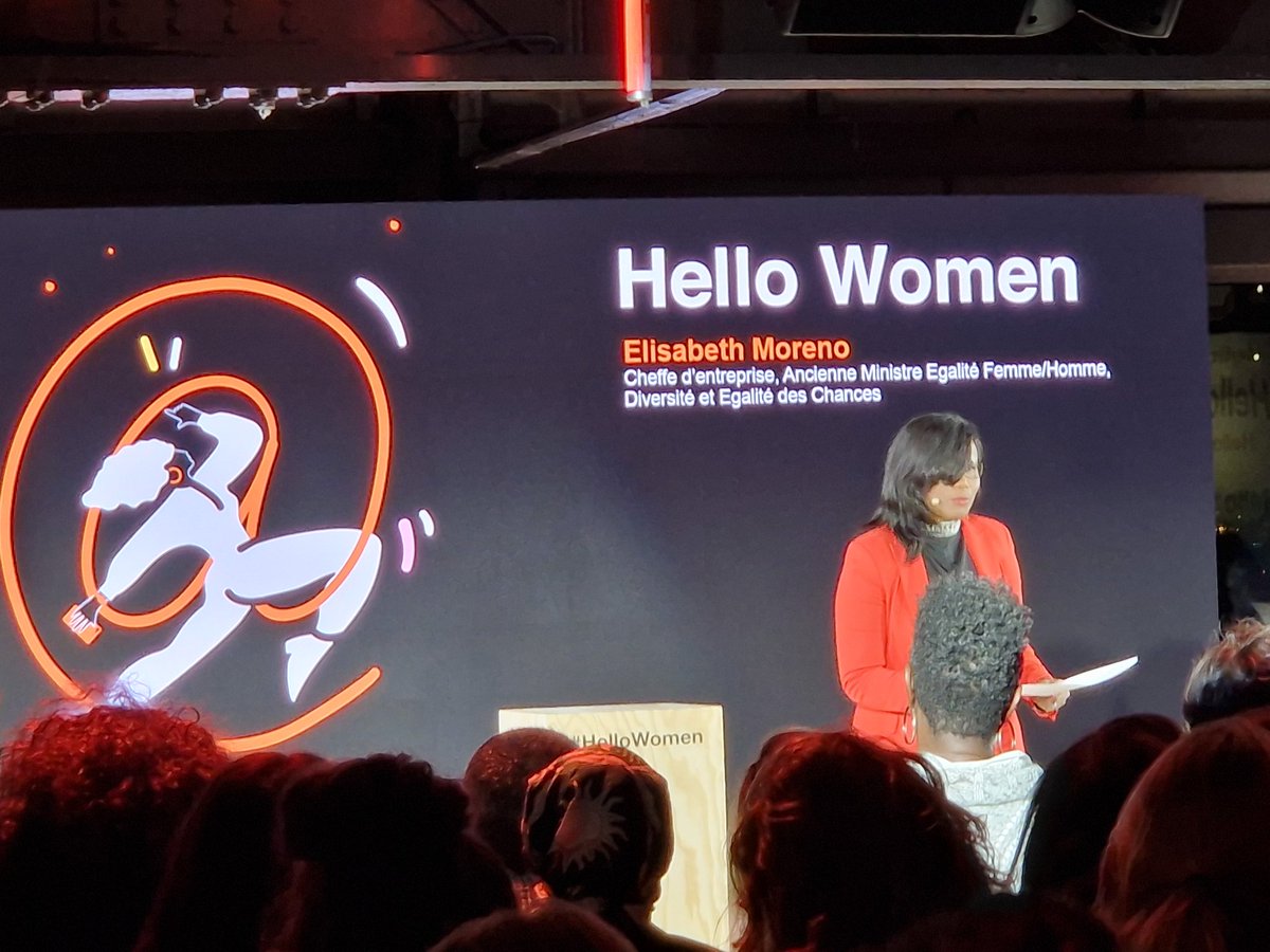 Discours très inspirant d <a href="/1ElisaMoreno/">Élisabeth Moreno</a> pour clôturer la soirée #hellowomen d <a href="/orange/">Orange</a>. Bravo! Je suis certaine que les jeunes filles présentes seront marquées.