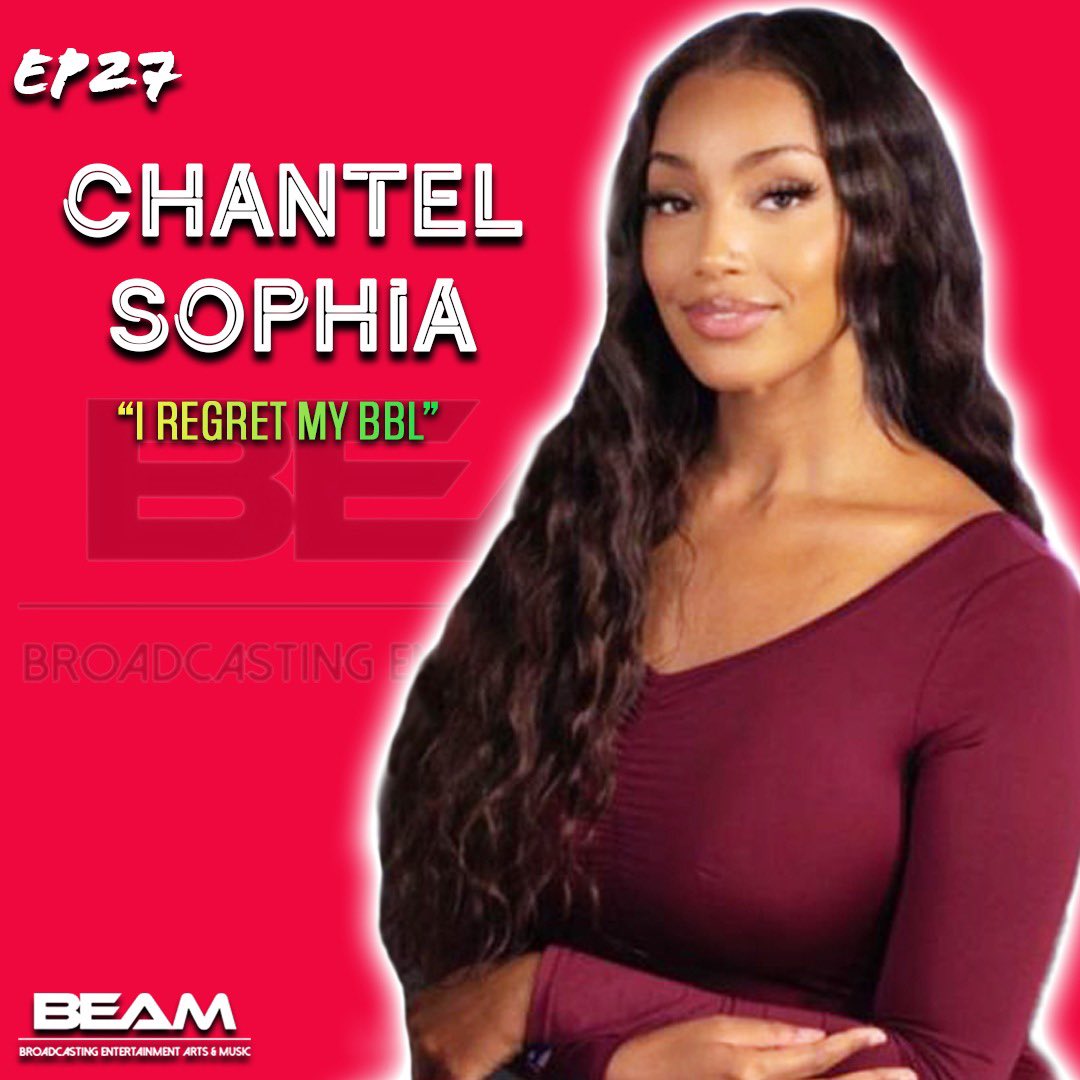 Ep 27: Chantel Sophia - "I Regret My BBL"
youtu.be/Wni6afBszms
Tomorrow 7pm‼️