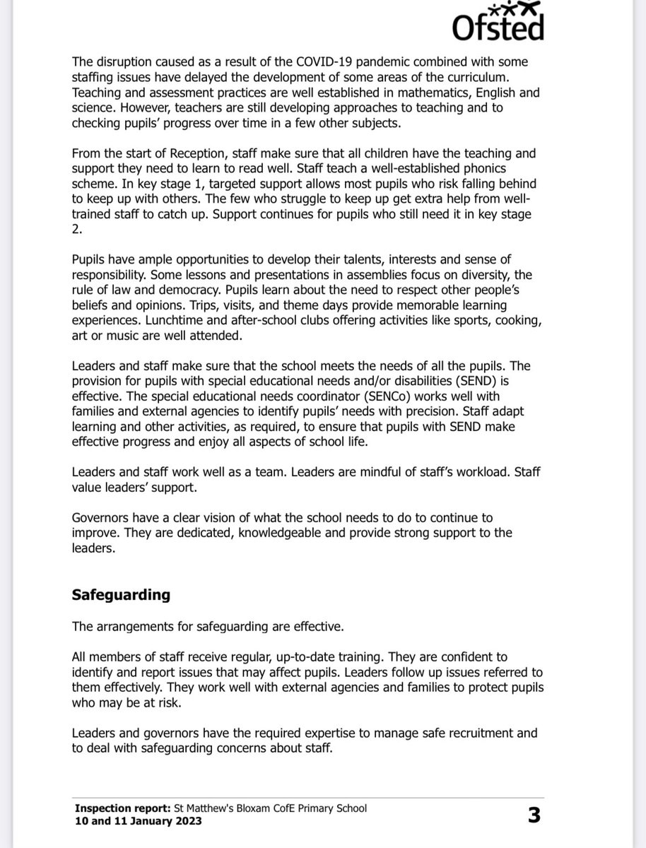 Stmattsblox's tweet photo. #proud #teamwork #Ofsted #ofstedgood #SMB #official so pleased that we can now share our wonderful news! 🥰 https://t.co/pdi8uqyIPG