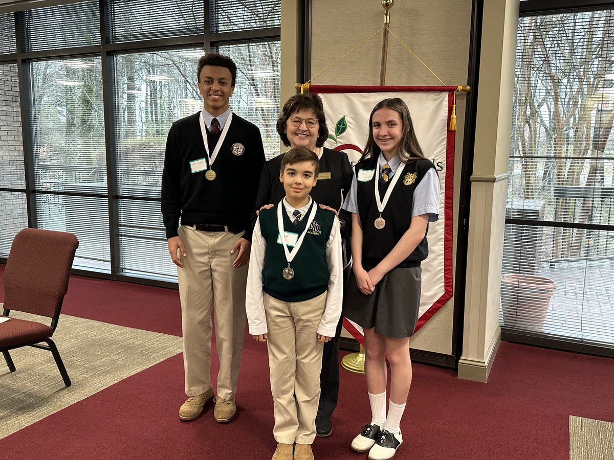 Congratulations to our 2023 Archdiocesan Spelling Bee Winners - 1st Place - Zach S. from <a href="/sjnrcs/">St. John Neumann Regional Catholic School</a> - 2nd Place - Felipe N. from <a href="/NDA/">NDA</a> and 3rd Place - Mary W. from <a href="/CKSatlanta/">Christ the King School</a>. We celebrate all of our participants today! <a href="/archatl/">Atlanta Archdiocese</a> <a href="/georgiabulletin/">Georgia Bulletin</a> #CSW23 #spellingbee #Catholic #buzz