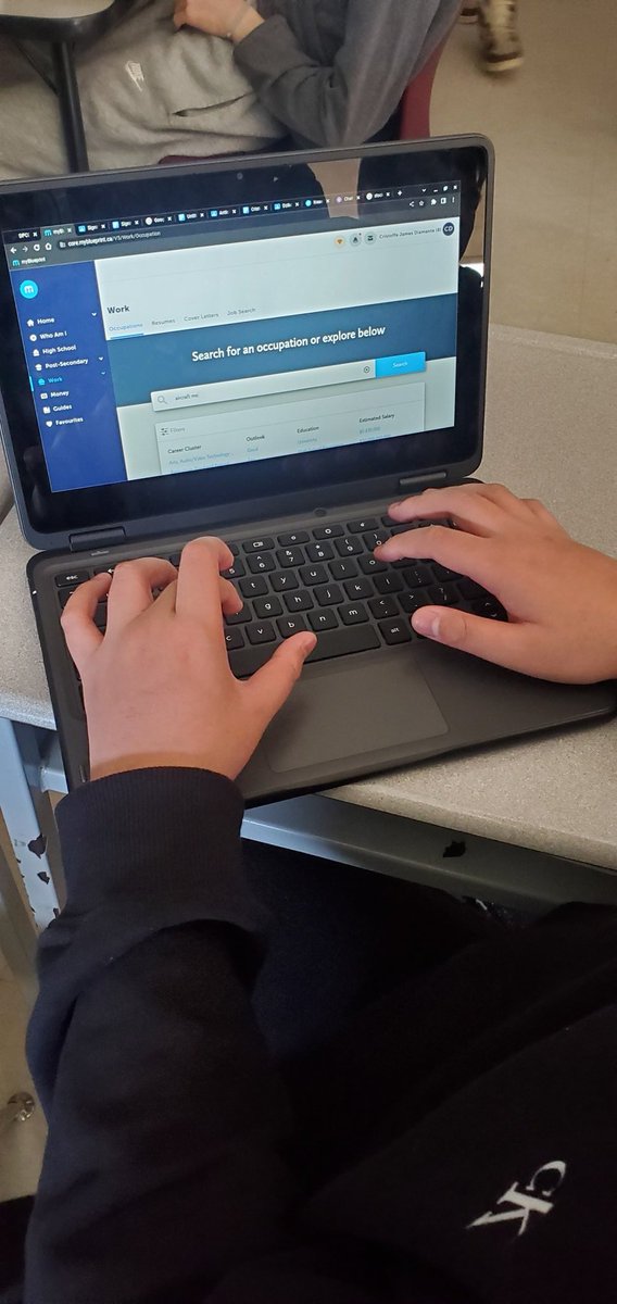 vickiemorgado1's tweet photo. Started #financalliteracy with @StTimothyDPCDSB @shan_dzi class this a.m. Used anticipation guide to start &amp; then @mysparkpath to come up with #Careers then we searched up more detials in @myblueprint and created digital portfolio for our report. #dpguidance @DpExperiential https://t.co/Fhdyf5lKpP