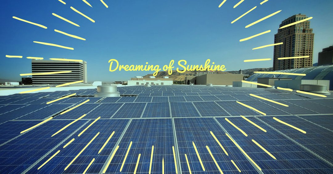 The Salt Palace Convention Center is home to a nearly 600,000-square-foot solar array on the roof. It produces an average of 18% of the Salt Palace’s annual energy usage.
#solarpanels 
#renewableenergy 
#Sustainability 
#youarehere