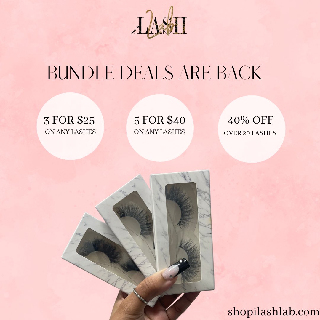 Bundles deals are back ! 

shopilashlab.com/collections/bu…