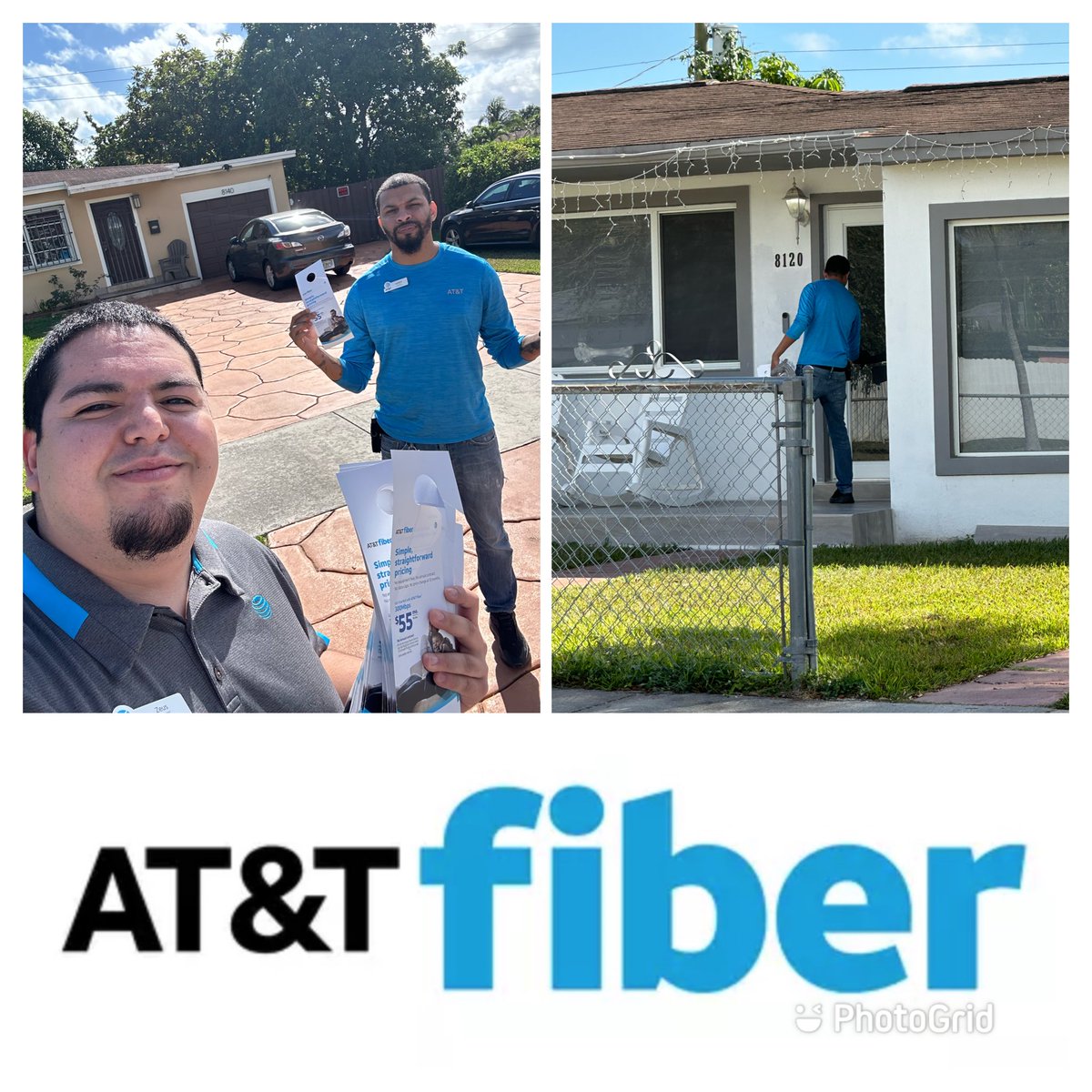 Spreading the word on our Fiber!  One neighborhood at a time! 🔥🌐🔥@DilmaZ_ @eniggemann @One_FLA @RocabadoWilliam #ATTFIBER #ATT