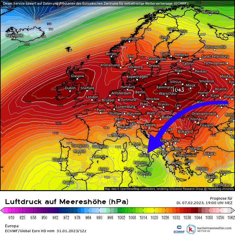 Kachelmannwetter on Twitter "Hier mal zwei Modelle für den Luftdruck