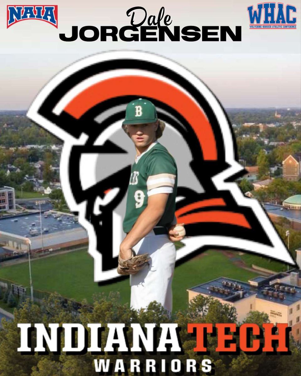 I am excited and honored to announce I am furthering my athletic and academic career at Indiana Tech. I would to thank my coaches and most of all my parents that got me here. #TechYeah