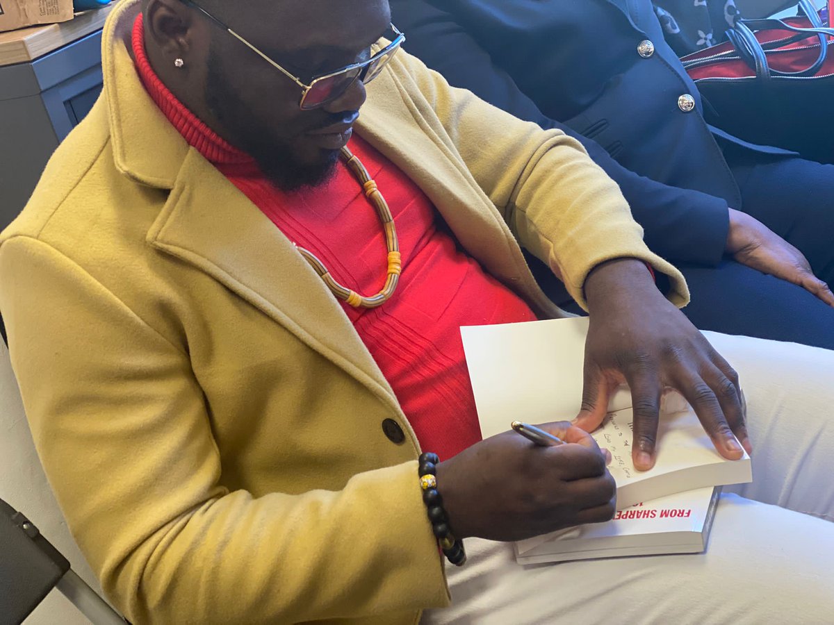 DavidHundeyin's tweet photo. Despite the calls from Nigeria yesterday and this morning trying to stop Oxford University from hosting me, I'm happy to report that the launch of my book 'The Jungle: A Personl Journey With The Enfant Terrible of Nigerian Journalism' was a resounding success. https://t.co/BXBbgd2yMQ