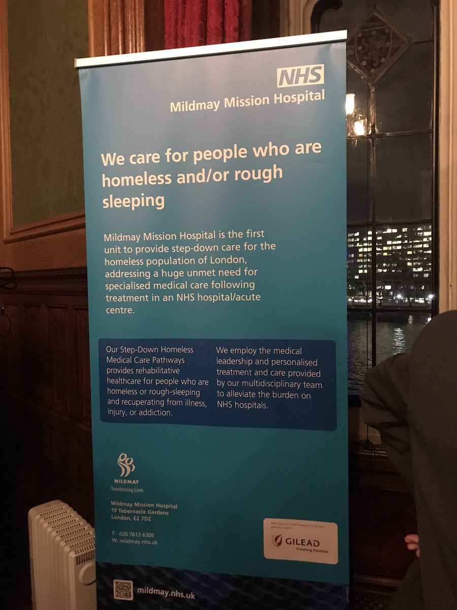 KHP Homeless Health Team (@homelesshealtht) on Twitter photo Great evening hearing about <a href="/MildmayUK/">Mildmay UK 💙</a> past and present commitment to working with stigmatised patient groups. The homeless step down pathway has allowed for our hospitals to safely discharge patients to a supportive environment, preventing a return to the streets, thank you! 👏 Great evening hearing about <a href="/MildmayUK/">Mildmay UK 💙</a> past and present commitment to working with stigmatised patient groups. The homeless step down pathway has allowed for our hospitals to safely discharge patients to a supportive environment, preventing a return to the streets, thank you! 👏