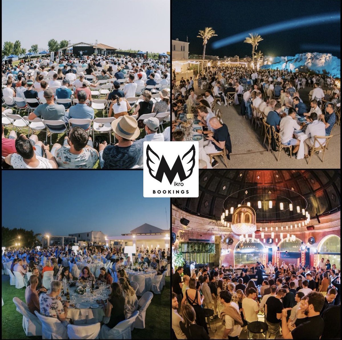 Rodiamare's tweet photo. Mikro bookings
What types of events they plan: 
Themed parties, fashion shows, galas, award shows,
 Dj bookings,conferences, 
weddings, trade shows Corporate meetings, group events
(and much, much more) https://t.co/405YwCwtij