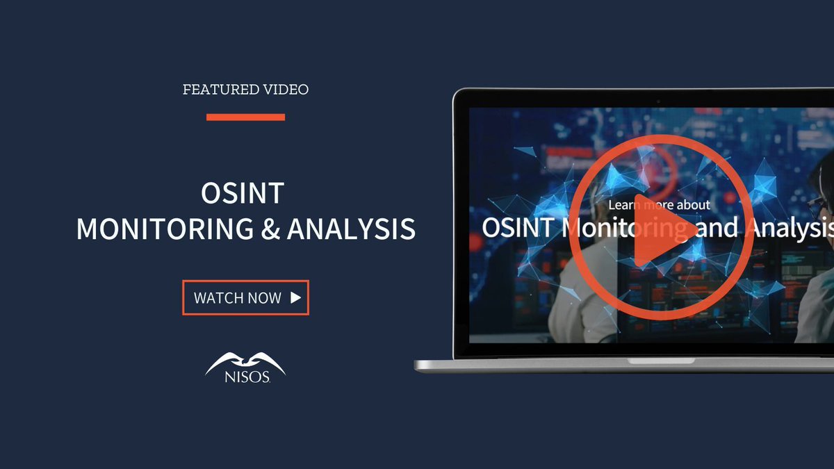 nisos's tweet photo. Nisos OSINT Monitoring and Analysis helps your team with external threat monitoring, investigation, and critical threat alerting. 

Check out our video to learn more: https://t.co/AATLJeXuqn
#ThreatIntelligence #CyberSecurity #ManagedIntelligence #nisos #OSINT https://t.co/V5uj7bvIPz