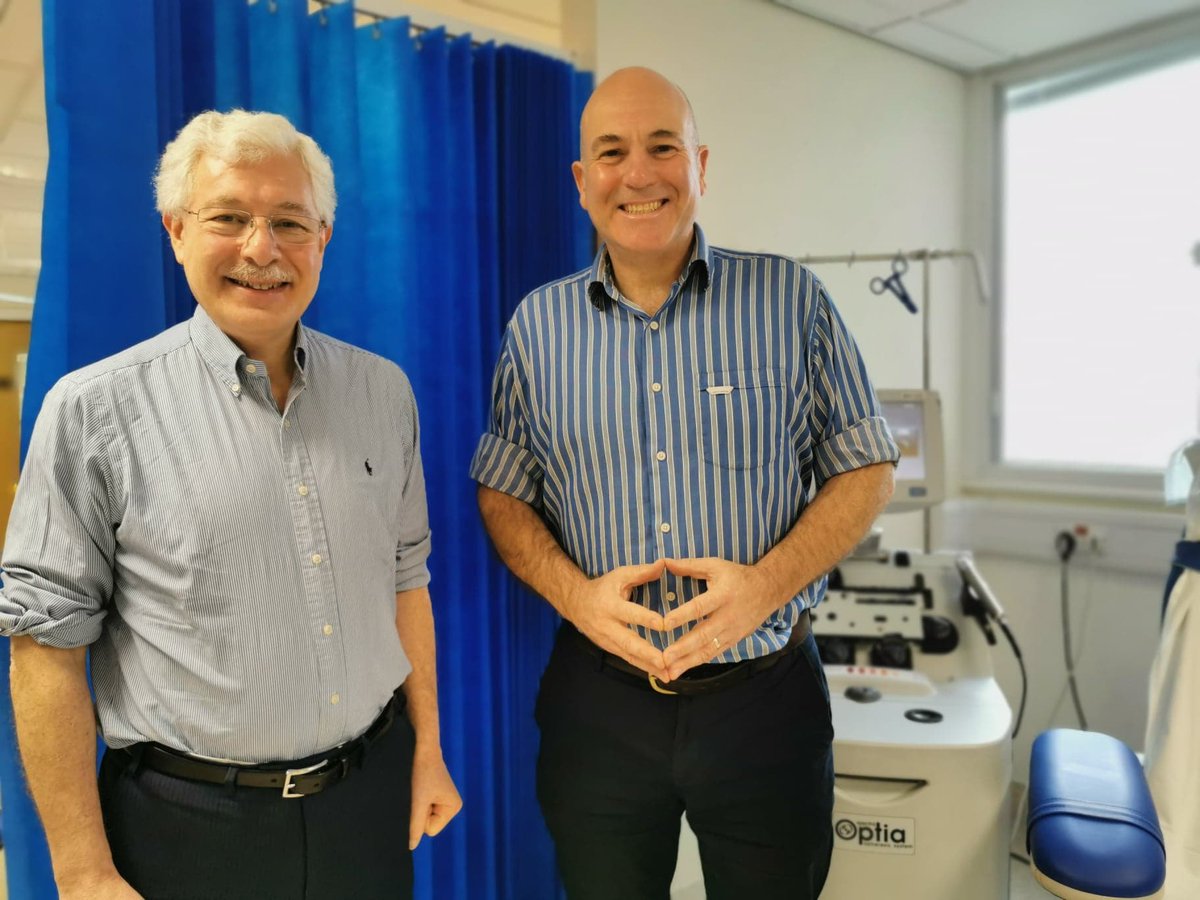aimscharity's tweet photo. Meet Professors Sharrack and Snowden who are heading up the @StarMStrial #STARMS will compare #aHSCT against selection of DMDs to evaluate safety and efficacy in #MS patients. If you'd like to know more about #HSCT for MS, or you'd like help getting a referral, get in touch! https://t.co/RVqOv7Aqmu