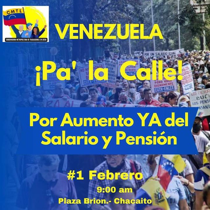 Docentes, representantes, sector salud, Colegio de Odontólogos de Venezuela y hasta jefes de calle, UBCH , salen a protestar mañana por mejores salarios en todos los estados calles y avenidas del país
