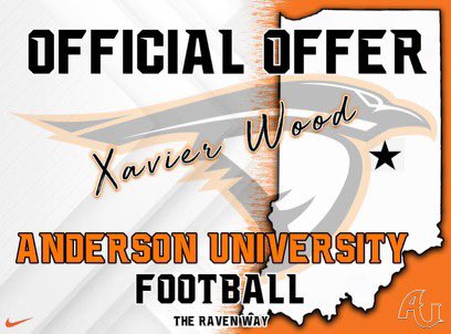 I’m Blessed to receive an Official Offer from Anderson University @d_hyatt34 <a href="/Excelspeed12/">Lo Wood</a> <a href="/cfcaeaglepride/">CFCA Eagles</a> <a href="/cfcafb/">CFCA Football</a>