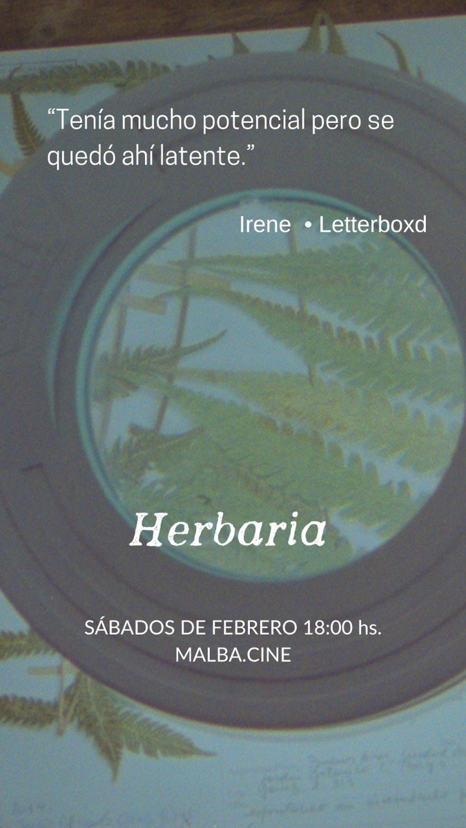 L1st0rt1's tweet image. 🌿HERBARIA sigue en #Febrero en el @museomalba Sábado 4, 11 y 18 siempre a las 18:00 hs. 🌿
