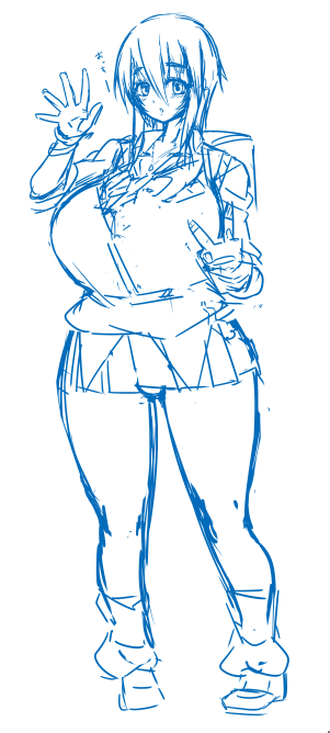 今日の頑張り( ˘ω˘ )俺の世界ではGカップ(断言) 