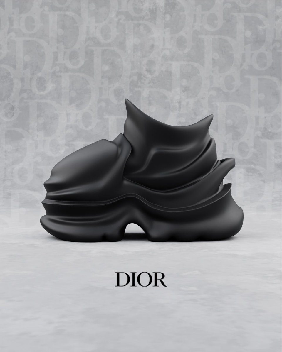 DIOR Concept Boot #digitalfashion #footweardesign #sneakerdesign #3dart