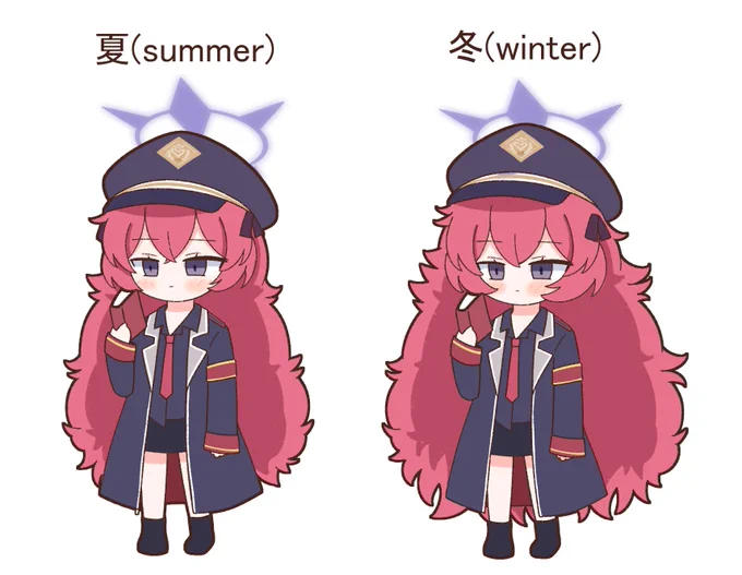 冬毛#ブルアカ 