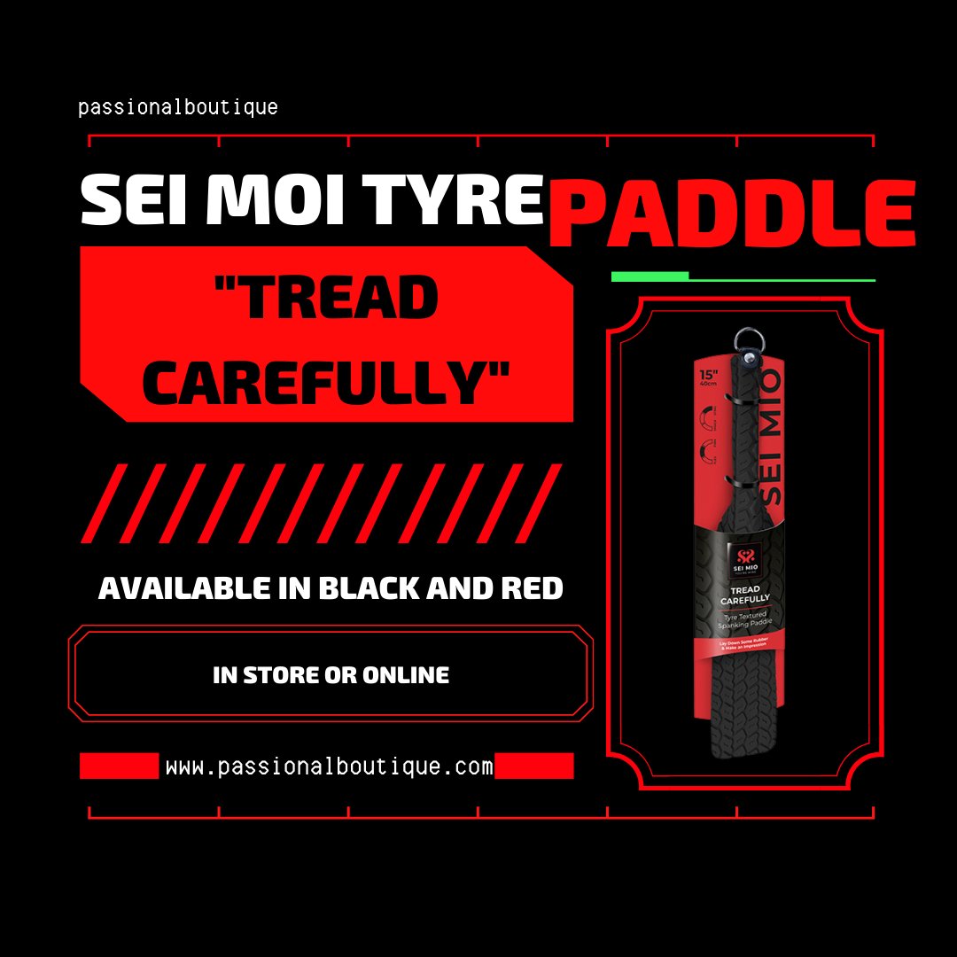 PASSIONAL's tweet image. FINAL DAY- Store is closed on Tuesdays, so if you want to redeem your rewards online you must use our online chat or email passionalstaff@gmail.com before 11:59pm Looking for something to spend your #PASSIONALrewards on? Check out the Sei Moi Tyre Paddle #LInksInBio