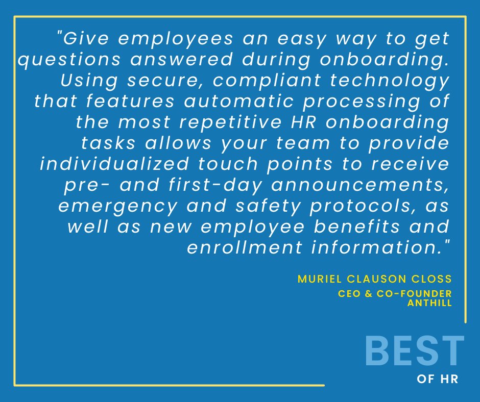 We are 31 days into 2023. Have you thought about the experience you want to give your new employees in their first 30 days with your company? Check out Best of HR's recent article for HR onboarding best practices. 

 loom.ly/Rwx9cS4