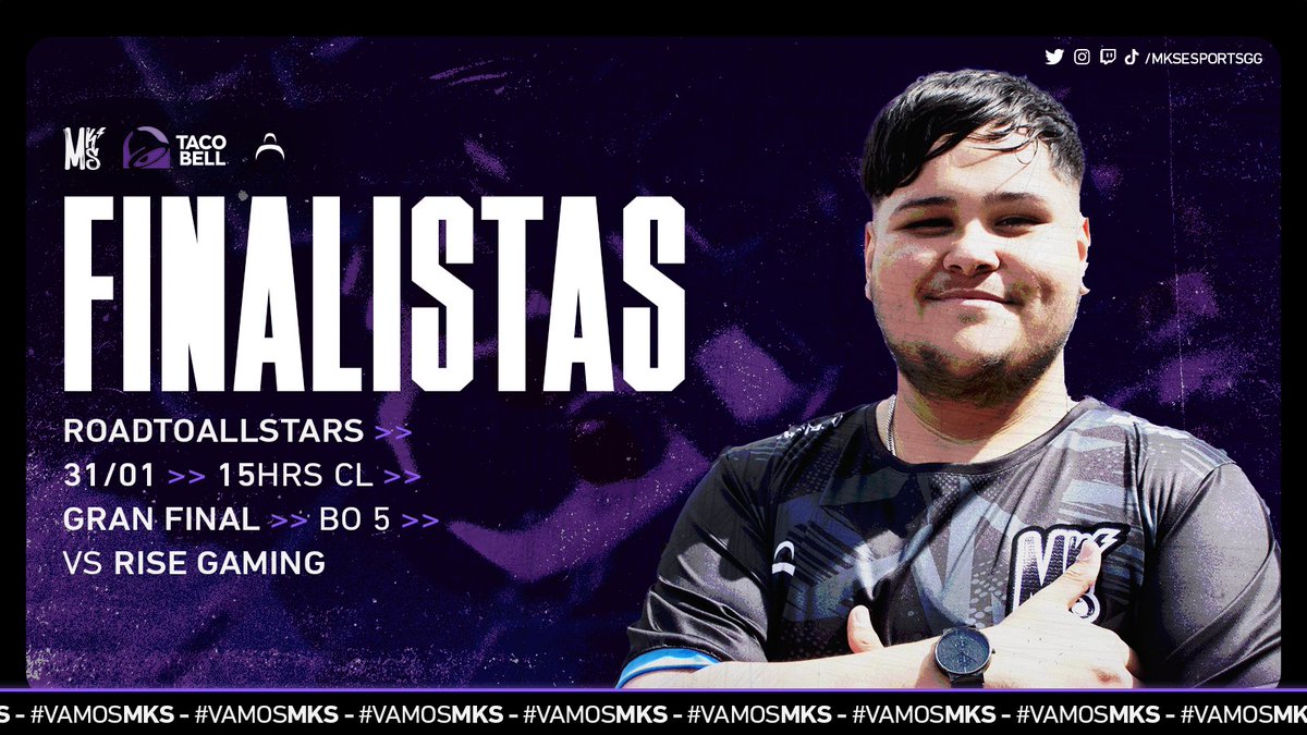 mksesportsgg's tweet photo. ¡GRAN FINAL!
Hoy nuestro roster de League of Legends se estará jugando la gran final de #RoadtoAllStar.
A laa 15hrs 🇨🇱🇦🇷
🆚️ @RiseGamingBR
🖥 https://t.co/EX41YmFgna
Los esperamos con #VamosMKS en el chat https://t.co/eGn82wck9p