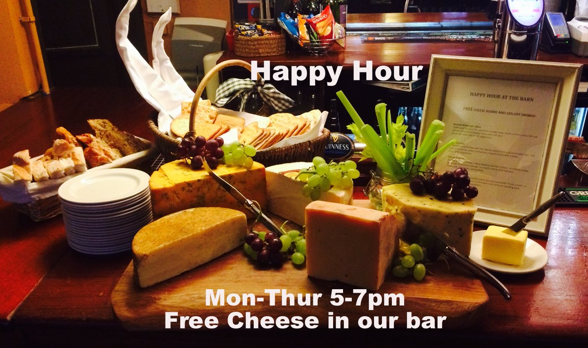 TheBarnTWells's tweet photo. They say the best things in life are free! 🧀

Enjoy delicious cheese with French bread and biscuits from a great selection which changes weekly, whilst you relax in our bar with a drink  🍻🍷

Available 5-7pm Monday to Thursday.

#FreeCheese #Twells https://t.co/iiEhVtCOMj