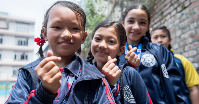 UNICEFAPRO's tweet photo. We are all smiles looking at the happy faces of these children who have received lifesaving vaccines and we won’t stop till we reach every child. https://t.co/MR5wLzGbSF