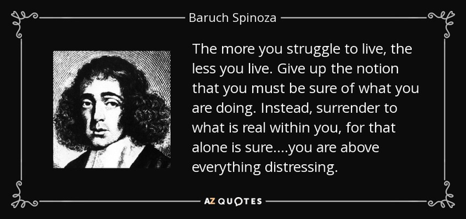 Baruch Spinoza was a Dutch philosopher of Portuguese-Jewish origin, born in Amsterdam. One of the foremost exponents of 17th-century Rationalism and one of the early and seminal thinkers of the ... Wikipedia
Born: November 24, 1632, Amsterdam, Netherlands
Died: February 21, 1677, The Hague, Netherlands
Influenced: Gottfried Wilhelm Leibniz, Albert Einstein, MORE
Influenced by: René Descartes, Plato, Aristotle, Thomas Hobbes, MORE
Buried: February 25, 1677, The New Church, The Hague, Netherlands