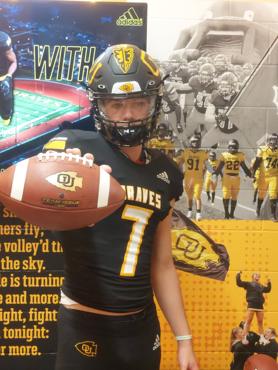 mcduffie_chase's tweet photo. After some discussion with my family I have decided I will be committing to @OttawaBravesFB. I do want to thank everyone who helped me get here and of course thank @CoachHennes @CoachNickDavis for the opportunity to continue my academic and athletic career. https://t.co/QaXo4qxu2R