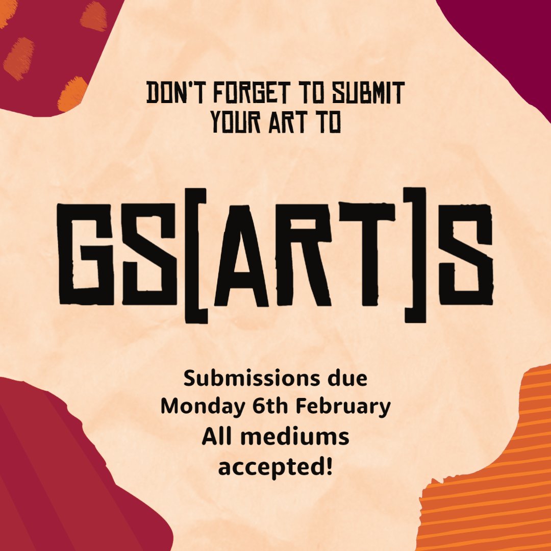 GSRS_VTGeos's tweet image. A reminder that submissions for GS(Art)S are due Monday 6th of February. Just under a week to complete your masterpieces!

Submit them by using this google doc: forms.gle/GbiUMT5g48y1fu…