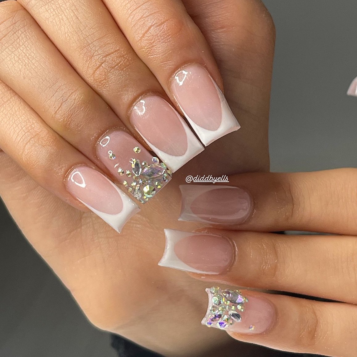Diddbyells_'s tweet photo. OmbreBling French💖🤩#diddbyells #londonnailtech #westlondonnailtech https://t.co/fHMnbiLMr0