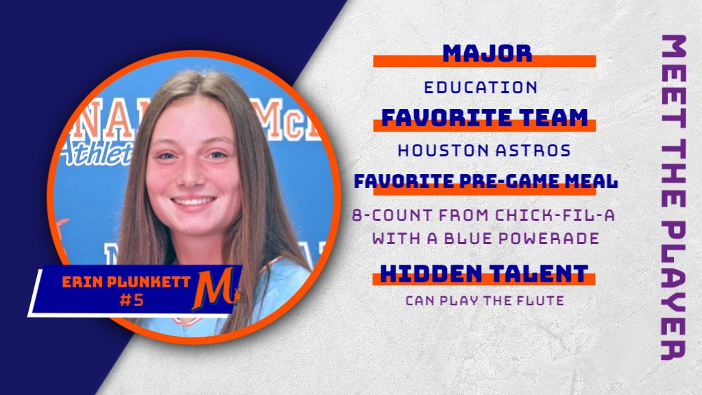 Meet McLennan Softball's Erin Plunkett! #GoMcLennan #ContinuingTheLegacy <a href="/eplunkett5/">erin plunkett</a>