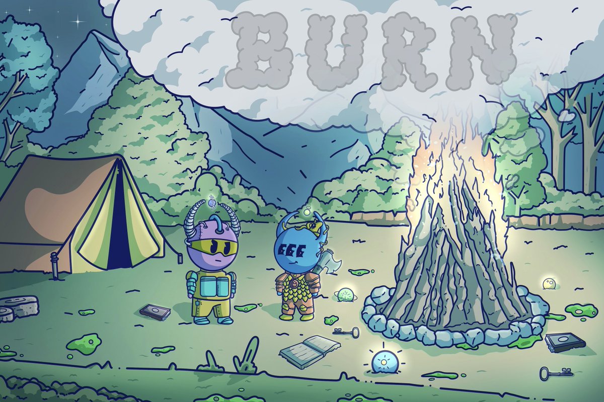 ‘Deflationary’ &amp; ‘Gamification’

<a href="/SyntribosStable/">Syn</a> repeated these words with emphasis!

Questing: Must have an OG &amp; ling to access
- Earn experience or ‘Goo’

Burning: Only #Quirkling ID #5,001 - 10,000
- 2 #Quirklings required to enter portal
- 1 NFT comes out the other side
/1