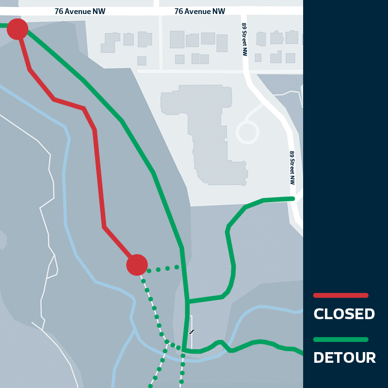 City of Edmonton on Twitter "A section of the Mill Creek trail south