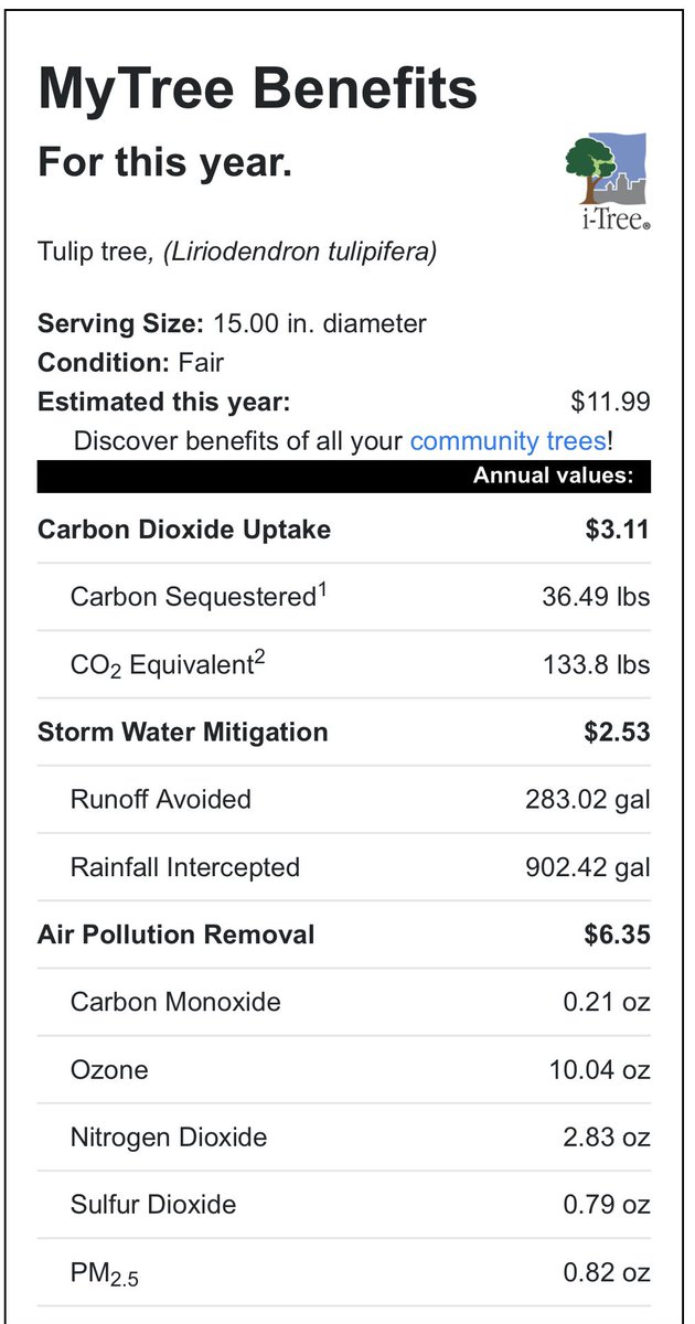It’s goal setting season! My goals for 2023 are to mitigate storm water, provide cleaner air, and store carbon! What are your 2023 goals? #iTREE <a href="/iTreeTools/">i-Tree</a> #nature #2023goals #2023NewYear #trees #Science #DataScience