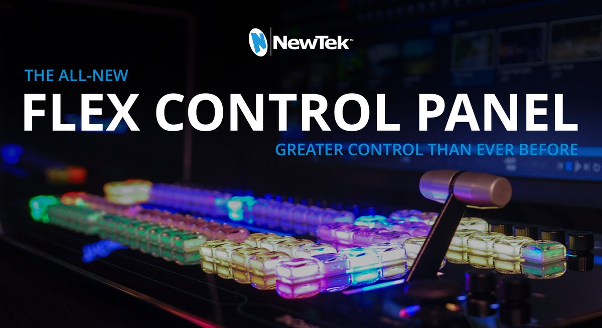 #ourfriends @NewTekInc introduce #NDI® native #Flex Control Panel! This is the best way to harness the power of #TriCaster® #NewTek Control Panel operators take direct control of PTZ devices, audio and video mixing &amp; talkback #justannounced #moreinfo: newtek.com/products/contr…
