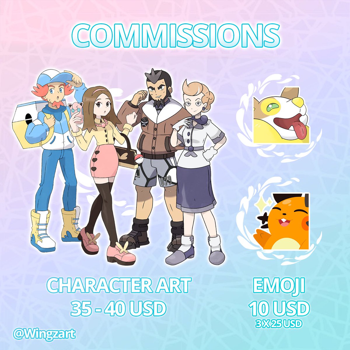 wingzart's tweet photo. 💙 COMMISSION OPEN 💙

💫 PAYMENT BY PAYPAL💫

More details by DM https://t.co/6Qu07yUivD
