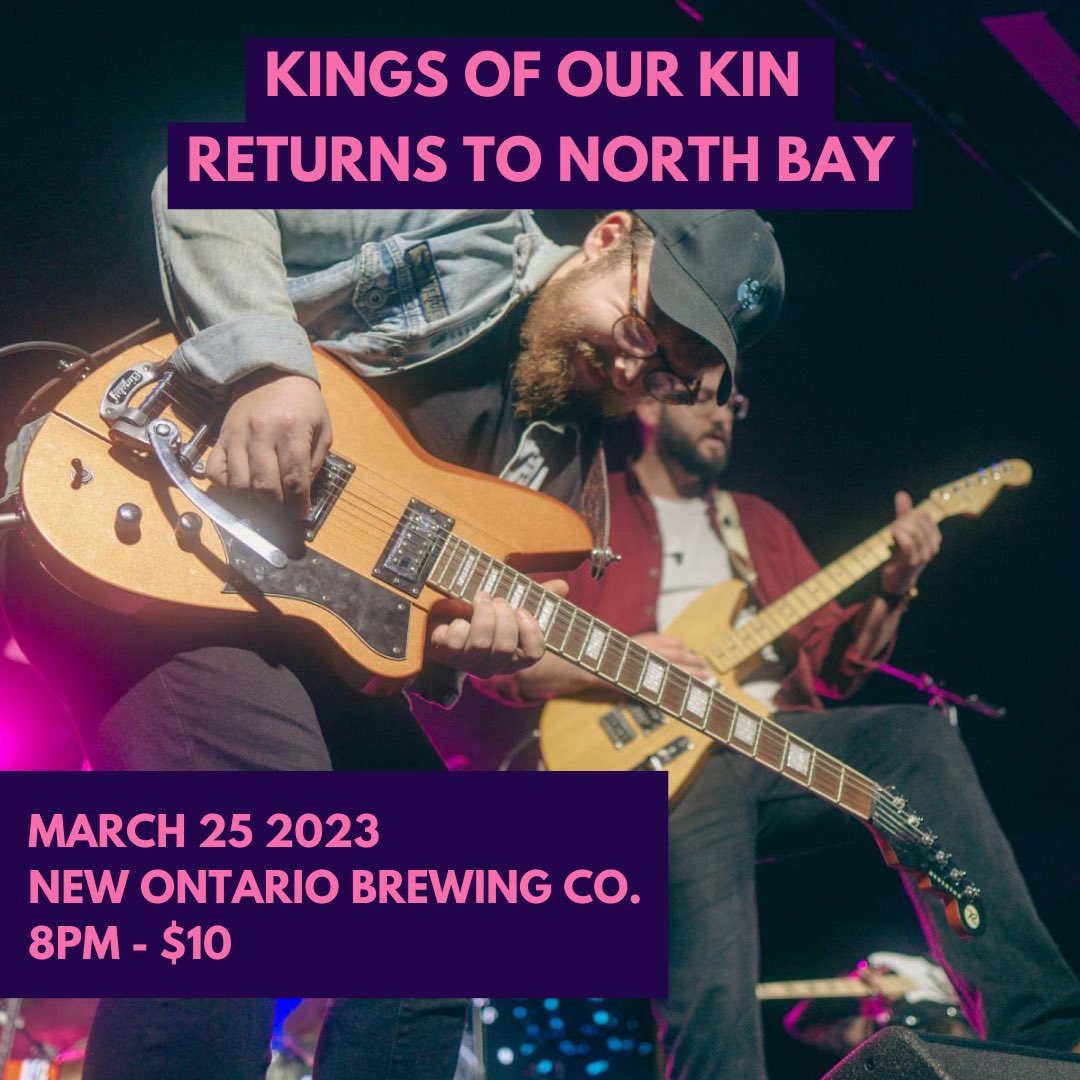 Celebrate our CD release at New Ontario Brewing Co!

On March 25, we’re playing a double header to celebrate the long-awaited CD release of 10:45, as well as the release of Jess’ latest solo album!

8-11pm, tickets $10 at the door and online. Purchase link in bio!