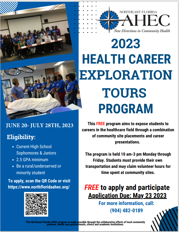NEFAHEC's tweet photo. Attention high school Sophomores and juniors it's that time of the year again. Scan the QR code to apply and  reserve your spot in this exciting opportunity. https://t.co/aRb2WjZ275