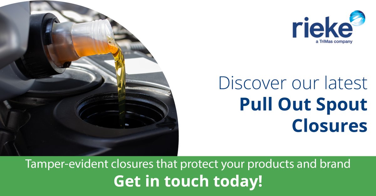 As global innovators and experts in anti-counterfeit solutions, we offer a wide selection of #tamperevident pull out spout #closures that protect your #industrial products and enhance your brand. Learn more bit.ly/3XfEadt #productsecurity