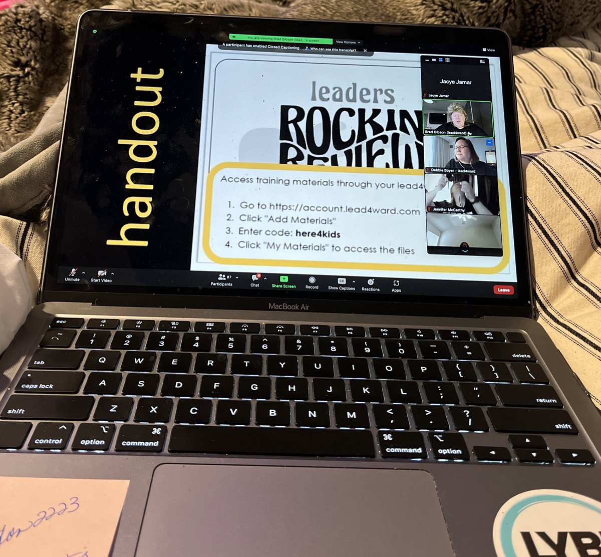 JacyeJamar's tweet photo. @Harrington_El @lead4ward Nothing like continuing our learning even on a snow with the best teachers! So thankful for their dedication. Blessed with the best! https://t.co/97IXubWdyR